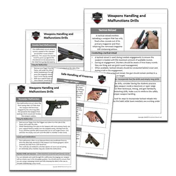 firearms drills